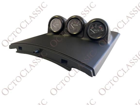 VW New Beetle Center Console 3 VDO Gauges Cover LHD Or RHD 1C0858061B VW New Beetle Center Console 3 VDO Gauges Cover LHD Or RHD 1C0858061B