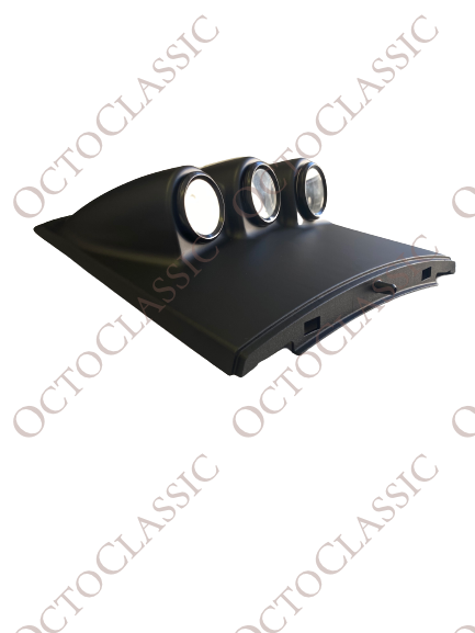 VW New Beetle Center Console 3 VDO Gauges Cover LHD Or RHD 1C0858061B VW New Beetle Center Console 3 VDO Gauges Cover LHD Or RHD 1C0858061B