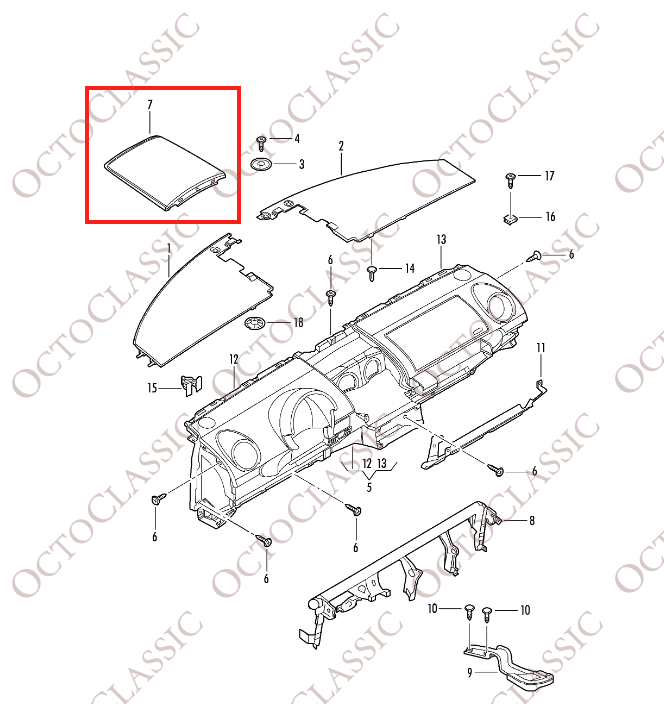 VW New Beetle Center Console 3 VDO Gauges Cover LHD Or RHD 1C0858061B VW New Beetle Center Console 3 VDO Gauges Cover LHD Or RHD 1C0858061B