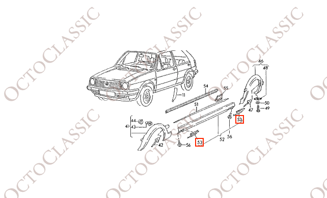 VW Golf 2 GTI Jetta MK2 Skirt Jacking Point Cover Cap Black 191853917 VW Golf 2 GTI Jetta MK2 Skirt Jacking Point Cover Cap Black 191853917