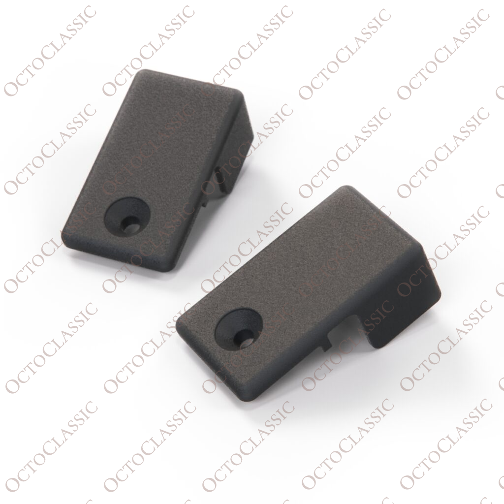 VW Golf Scirocco Rear Parcel Shelf Trunk Cover Mount Set of 2 Black 171867780