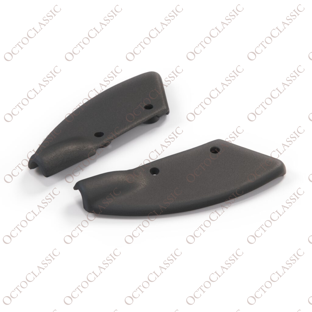 VW Golf Cabriolet MK1 Convertible Top Boot Fastener Cable Covers Set Of 2 Black 155871413A & 155871414A