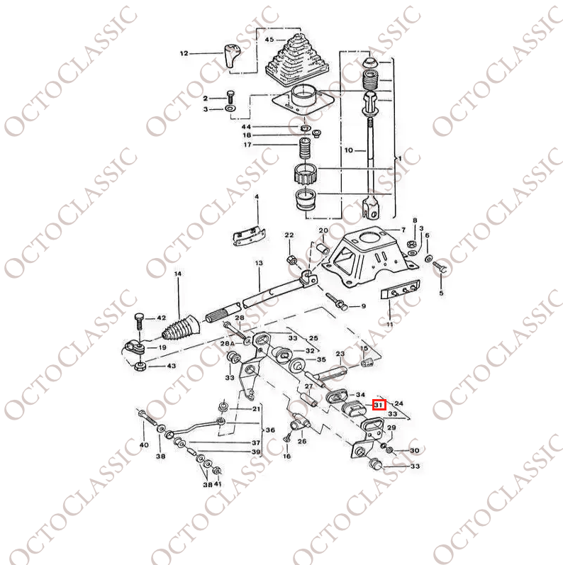 Volkswagen Golf Country Bearing Bush Black 823711593B Volkswagen Golf Country Bearing Bush Black 823711593B