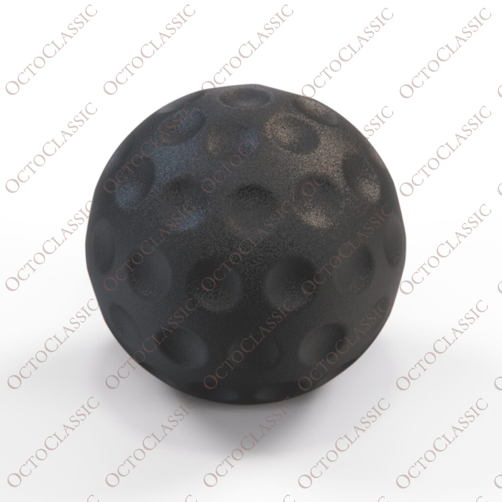 VW Golf Scirocco Ghia Golf Ball Manual Gear Shift Knob Black 113711141D