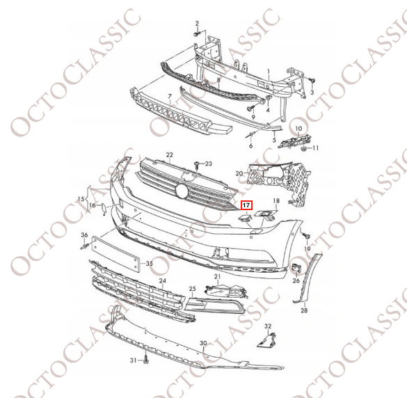 VW Passat B8 Front Bumper Washer Cap Left Or Right Primed 3G0807937 / 3G0807938 VW Passat B8 Front Bumper Washer Cap Left Or Right Primed 3G0807937 / 3G0807938