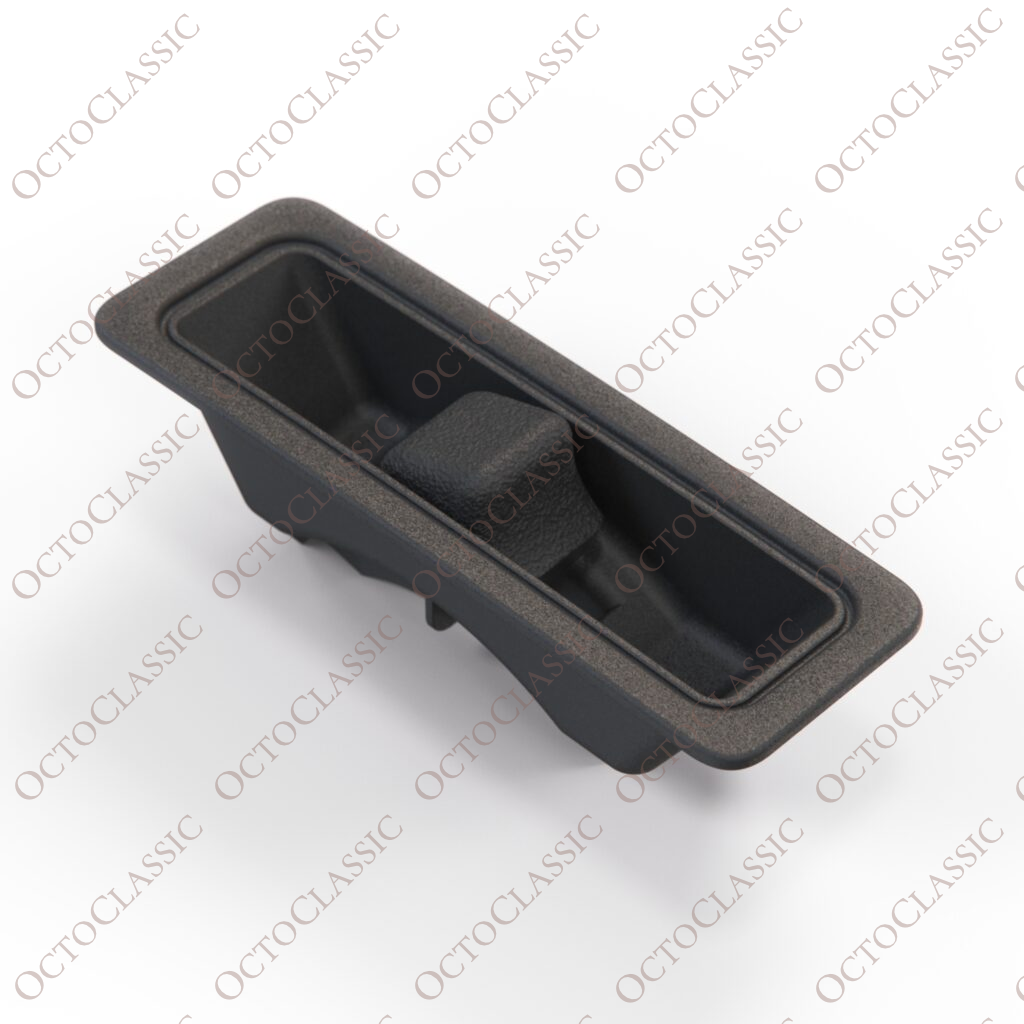 VW Passat Santana Audi 100 5000 Rear Seat Folding Mechanism Knob & Surround Trim Black 435885661 & 331885691